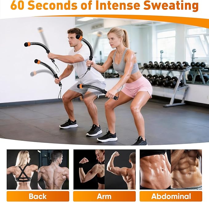 Adjustable counter weight Cordless Battle Ropes,Heavy Duty Portable Ropeless Battle Ropes for Home Gym,Workout Exercise Rope for Strength Building, HIIT and Low-Impact Aerobic Training for Men & Women