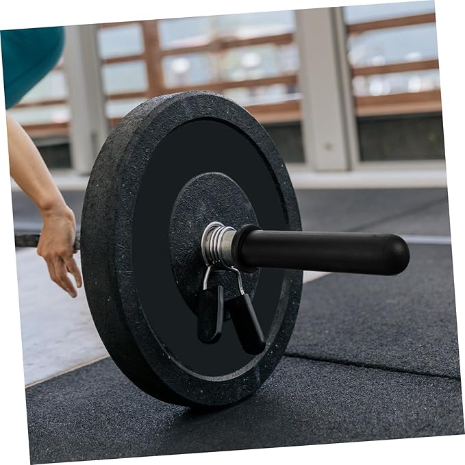 Barbell Handle Sleeve - Grip for Gym Home Use High-Performance Material Removable End Cap for Easy Installation Fitness Equipment Accessory
