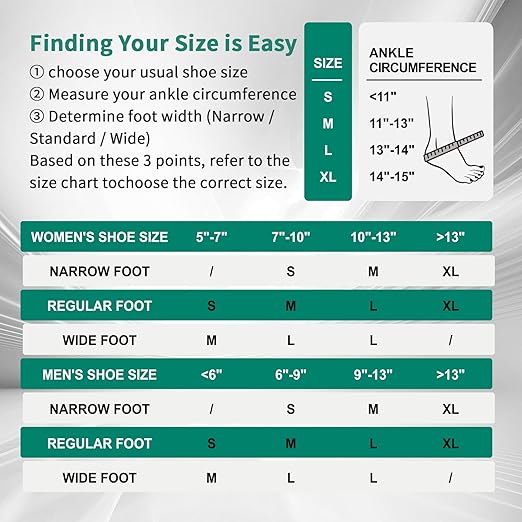 Ankle Brace for Sprained Ankle Lace up Support Brace for Women Men with Side Splints Adjustable Ankles Stabilizer for Injury Recover, Sports, S