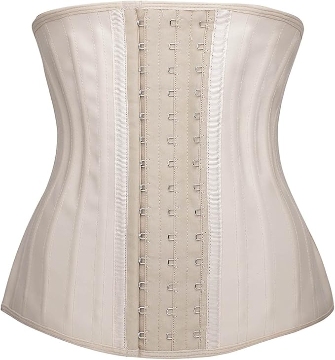 YIANNA Women's Underbust Latex Sport Girdle Waist Trainer Corsets Hourglass Body Shaper