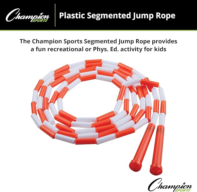 Champion Sports Plastic Segmented Jump Rope