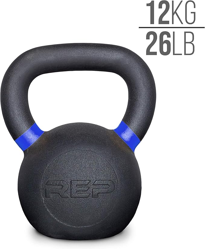 REP Fitness Kettlebell Set and Singles, 4kg to 24kg, 9lb to 53lb Weight Range, Cast Iron, Strength Exercise Training, Home Gym, Power Workout Equipment, Free Weights, Dumbbell Alternative