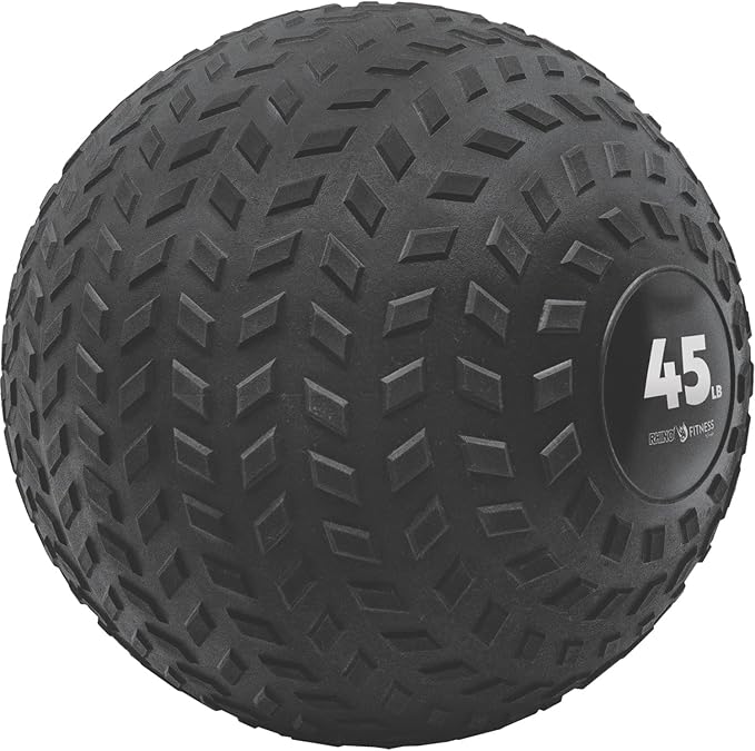 Champion Sports Rhino Fitness Slam Ball – Sand-Filled, Bounce-Resistant Ball for Strength & Conditioning, 6–50 lb
