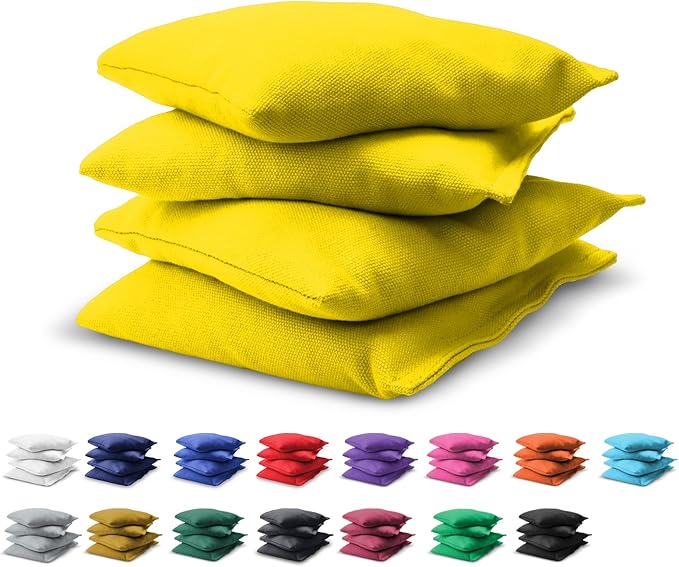 GoSports Cornhole Bean Bags Set of 4-16 Colors Available - Regulation All Weather, Mix and Match