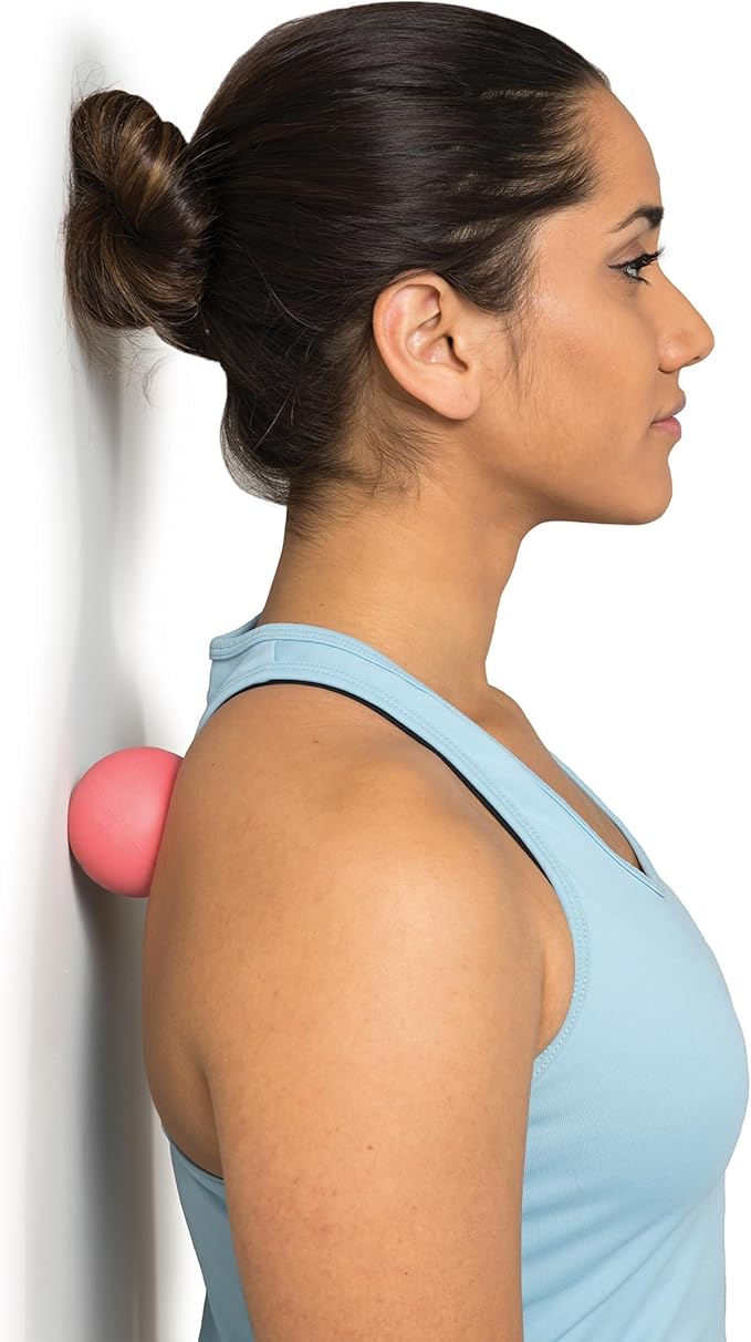 OPTP Massage Ball Set – Moderate and Firm Density Therapy Ball Set – Deep Tissue Massage Balls for Plantar Fasciitis, Sore Muscle Relief — Super Pinky Ball and Super Firm Ball (Pack of 2)