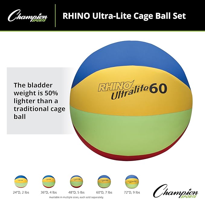 Champion Sports Rhino Lite Cage Ball Set