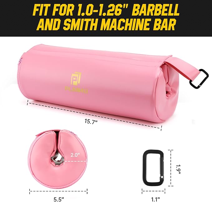 Barbell Pad for Bench Press Hip Thrust Weightlifting, Upgraded Board Press with 2 inches Non-Slip Thickness Leather Foam Pad Fits Standard Olympic Bars for Powerlifting Bench Workout