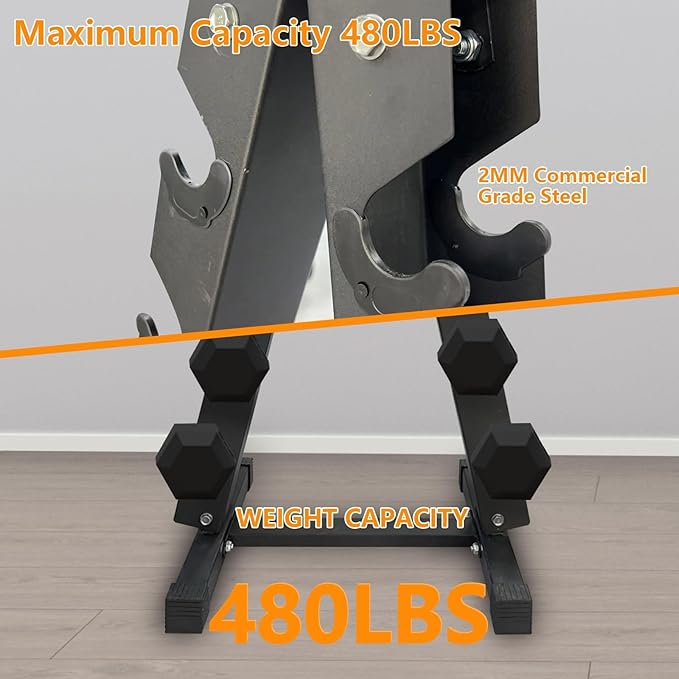 Dumbbell Rack Stand Only,A-Frame Dumbbell Weight Rack for Home Gym