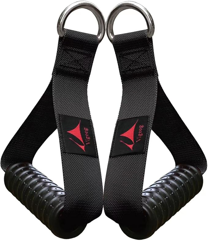 Heavy Duty Gym Workout Handles Attachment for Cable Machine,Resistance Band,Pulley System Home Exercise Equipment, Comfortable and Stronger Grip