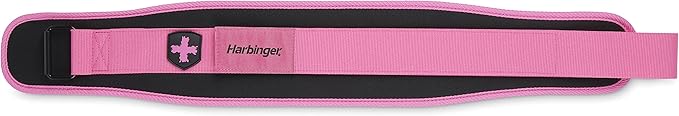 Harbinger Weightlifting Belt, Foam, 4.5" Width, Pink, X-Small - X-Large