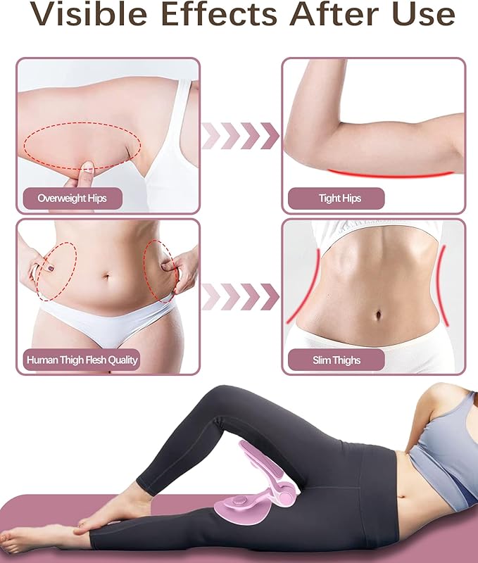 Tinrief Thigh Exerciser Kegel Exerciser, Pelvic Floor Trainer, Kegel Trainer for Postpartum Rehabilitation, Trimmer Inner Thigh, Thigh Toner Workout,