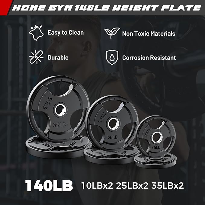 RitFit 2.36'' x 2.36'' Folding Squat Rack for Home Gym, Wall Mounted Squat Rack with Attachments - Space Saving Squat Power Rack