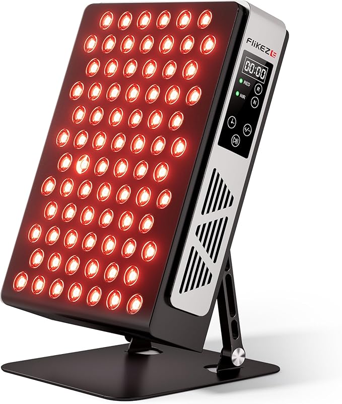 2026 Upgraded Red Light Therapy for Body Face, Dual Chip 660nm 850nm Red Light Panel with 3 Modes, Dimmable & Timer, Infrared Light Therapy for Home Office Gym, Basic 78 LEDs