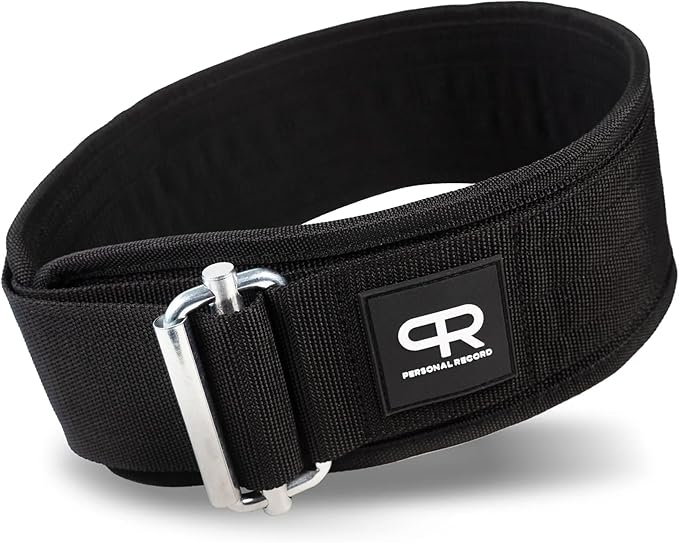 PR Personal Record Quick-Lock Weightlifting Belt – Ergonomic Fit, Durable and Lightweight Construction, Secure Fit and Performance, Power Weight Olympic Lifting, Men and Women