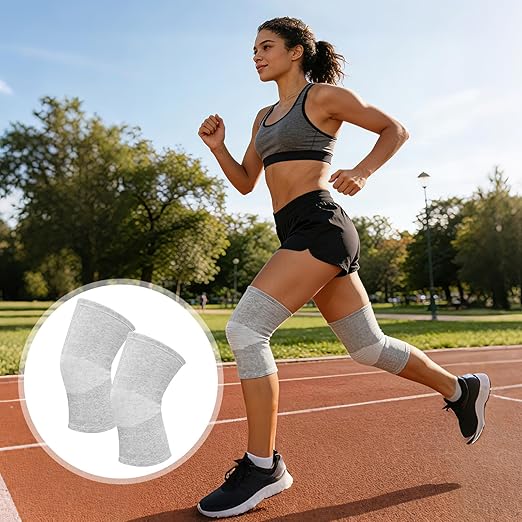 Onecompress - One Compress Premium Bamboo Knee Sleeve 2-pack Original(Large(75-90KG))