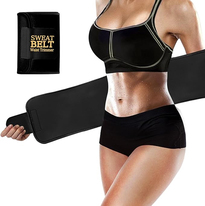 Lisacool Waist Trainer for Women Lower Belly Fat,Waist Sweat Band for Women,Belly Band Sweat Belt,Stomach Wrap,Body Shaper