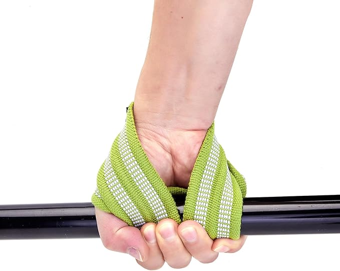 MOOCY Figure 8 Lifting Straps for Deadlift,Weightlifting,Strongman,& Cross Training Strong Weightlifting Wrist Wraps