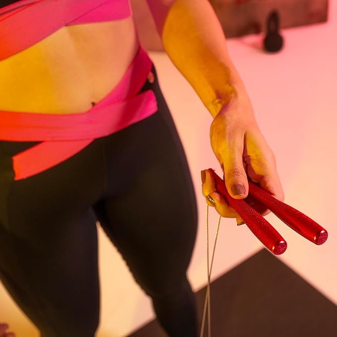 Elite Jumps Bullet Comp Jump Rope - Speed Jump Rope for Double Under WOD Training - High Performance Professional Speed Rope for Training and Fitness - Lightweight & Durable Skip Rope for Workout