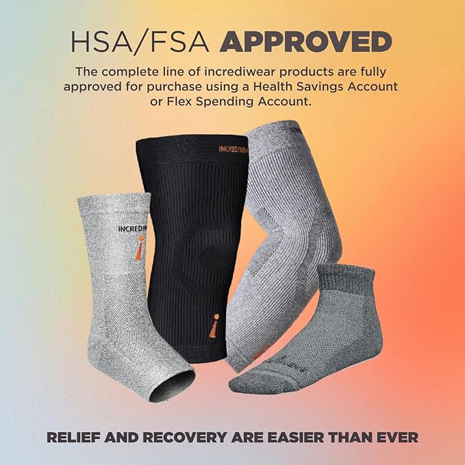 Incrediwear Knee Sleeve – Knee Braces for Knee Pain, Joint Pain Relief, Swelling, Inflammation Relief, and Circulation, Knee Support for Women and Men