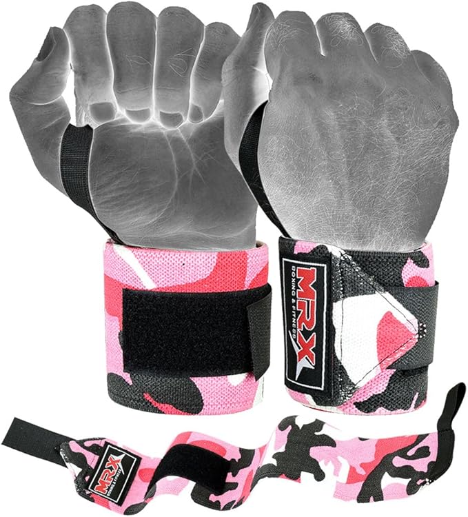 MRX Weight Lifting Gym Training Wrist Wraps for Wrist Support Bodybuilding Workout Wrap Men/Women