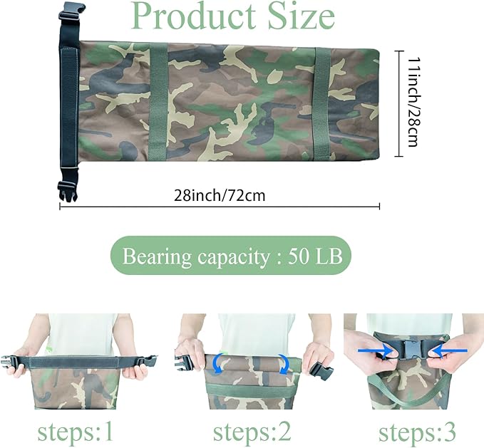 Flood Barrier Sand Bags camouflage Canvas Flood Protection Sandbags Reusable With Insert Buckle Handle Woodland Sandbags for Emergency Flood Protection Fits Doors Garages Basemen Counterweights (10)
