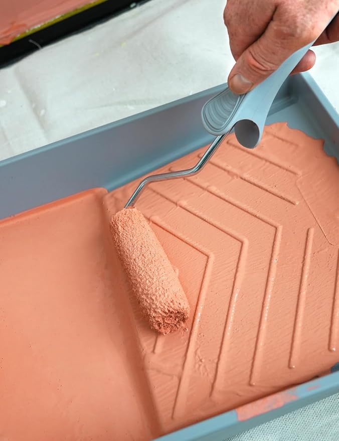 ROLLINGDOG 4 inch Small Paint Roller Covers - Polyester Roller Covers for Semi Smooth to Semi Rough Surfaces(Pack of 10)