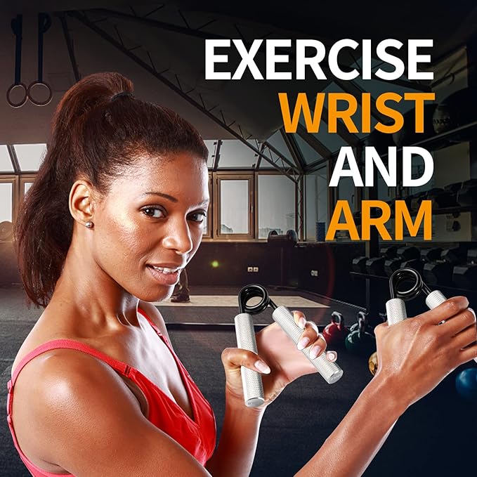 Grip Strength Trainer Set, 50-350LB, Wrist Forearm Strengthener, Metal No Slip, Hand Grip Gripper Strengthener for Strength Training and Exercise, Hand Workout Squeezer Grip Strength