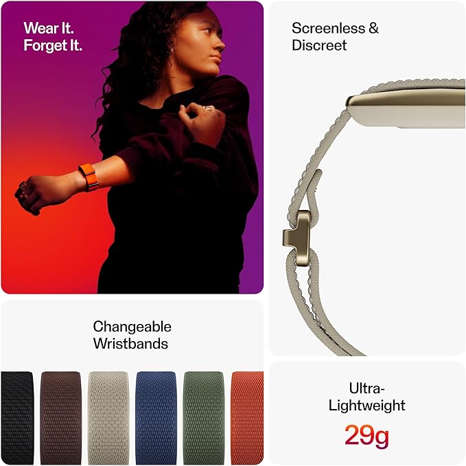 Polar Loop – Smart Screen-Free Wearable Health & Fitness Band with 24/7 Heart Rate, Sleep & Activity Tracking, Automatic Training Detection, No Subscription, 8-Day Battery.