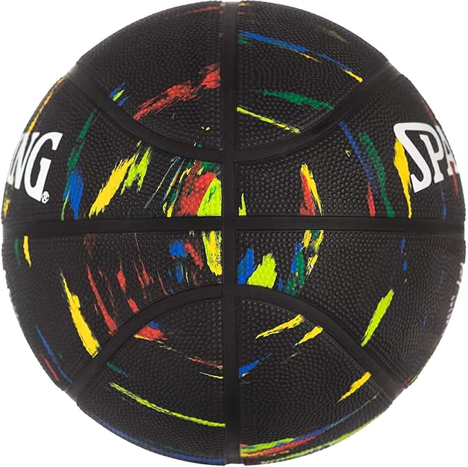 Spalding Outdoor Rubber Basketballs | Performance Rubber Cover Designed for Outdoor Play | Multiple Sizes & Colors