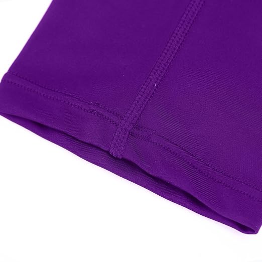 Knee Pads Wrestling Knee Sleeve Compression Leg Sleeves for Volleyball Basketball, Knee Compression Sleeve for Youth and Adult(Purple_XL_2 Pcs)
