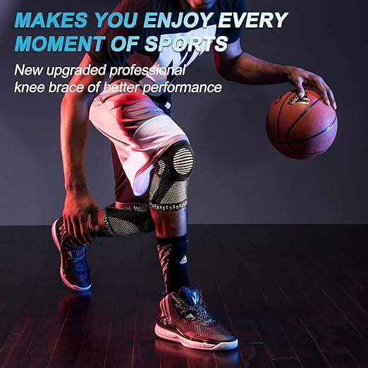 NEENCA Copper Knee Brace for Knee Pain, Knee Support with Patella Pad & Side Stabilizers, Compression Knee Sleeve for Sport, Workout, Arthritis, ACL, Joint Pain Relief, Meniscus Tear