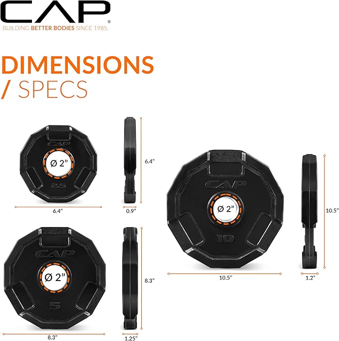 CAP Barbell 2-Inch Olympic Weight Plate | Multiple Options