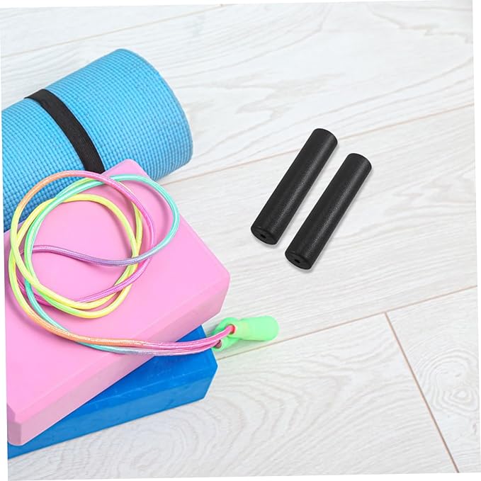 Milisten 4pcs Gym Grip Attachment Ergonomic Weight Bar Handles for Dumbbells Barbells Nonslip Sports Equipment Handle Covers for Comfortable Workouts Durable Finish