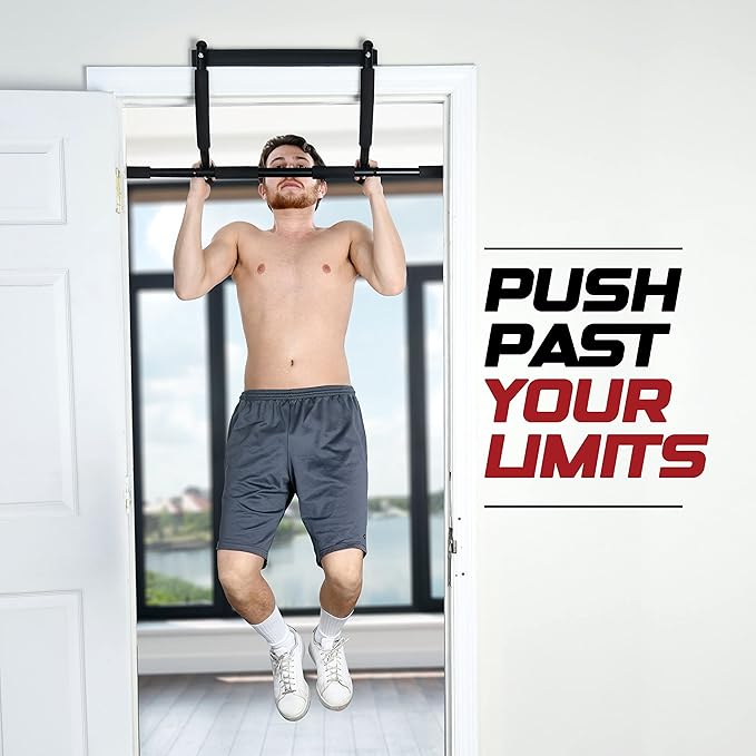 Sagler Pull up bar Doorway Heavy Duty Chin up bar Trainer for Home Gym Doorway Pull up bar or dip bar