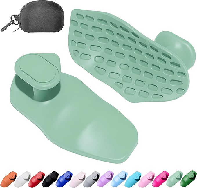 Silicone Gym Grips for Weight Lifting,Workout Gloves for Women Men Alternative,Anti Slip Gym Workout Grip,Rubber Gym Hand Grips-Weightlifting Grips Pad for Barbell,Pull Up,Ryptfit,Training