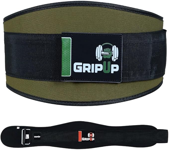 Self Locking Gym Weight Lifting Belt, 6.5” Double Locking Belt Padded Back Support, Olympic Lifting Athletes Fitness Bodybuilding Powerlifting Deadlift Squat Training for Men & Women