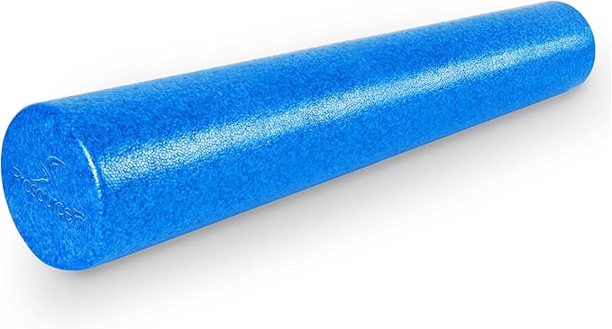 ProsourceFit High Density Foam Rollers Long, Firm Full Body Athletic Massage Tool for Back Stretching, Yoga, Pilates, Post Workout Muscle Recuperation