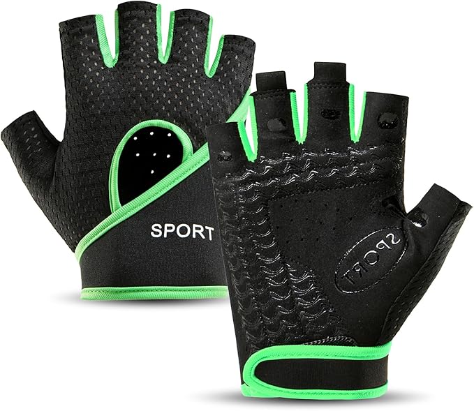 Workout Gloves Women, Exercise Gloves with Wrist Wrap Support, Gym Gloves for Weight Lifting with Full Palm Protection, Extra Grip for Fitness, Pull Ups