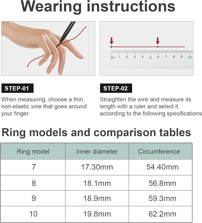 Smart Ring for Women-Men,Health-Fitness Tracker with Heart Rate, Sleep Monitor, Blood Oxygen, HRV, 128 Sports Modes, IP68 Waterproof, Gesture Control, No Subscription Fee,with iOS & Android (7)