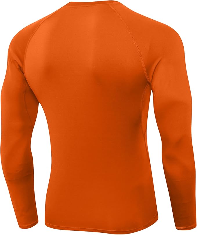 SPVISE 1 or 3 Pack Men's Compression Shirts Long Sleeve Workout Gym T-Shirt Running Top Cool Dry Sports Baselayer Undershirts