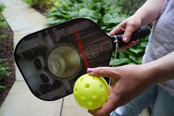 Slam Master Economy Pickleball Practice/Training/Drill Device, Attachable to Paddle