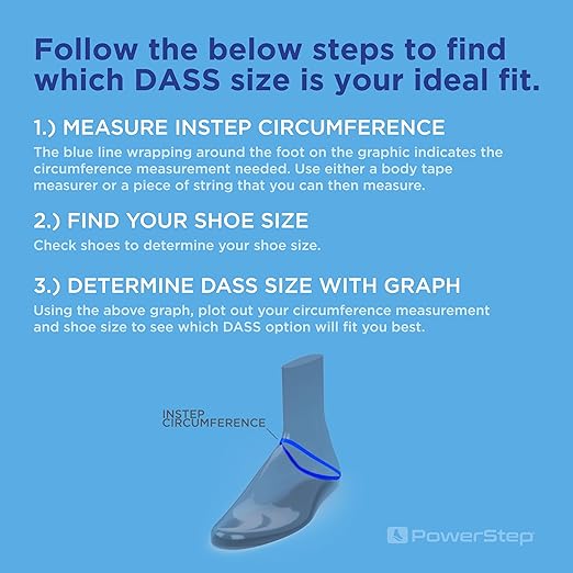 PowerStep Dynamic Ankle Support Sock, Ankle Brace and Ankle Compression Sock, for Flexibility, Ankle Support and Injury Prevention, Pain Relief, Unisex (Left Medium, Men's 7-9.5, Women's 8-10.5)