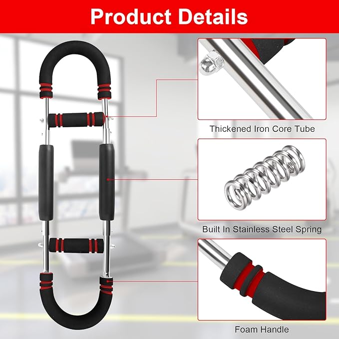 2026 Pro Twister Arm Trainer Adjustable Chest Workout Equipment Arm Trainer for Men and Women Shaker Twister Arm Trainer Chest Clip Muscle Arm Workout at Home Equipment