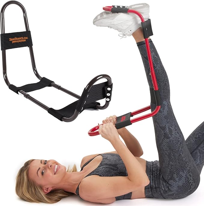 IdealStretch - Original Patented – Hamstring Stretcher, Lower Back Stretcher, Hip Stretcher, & Calf Stretcher - Knee Extension & Pain Relief