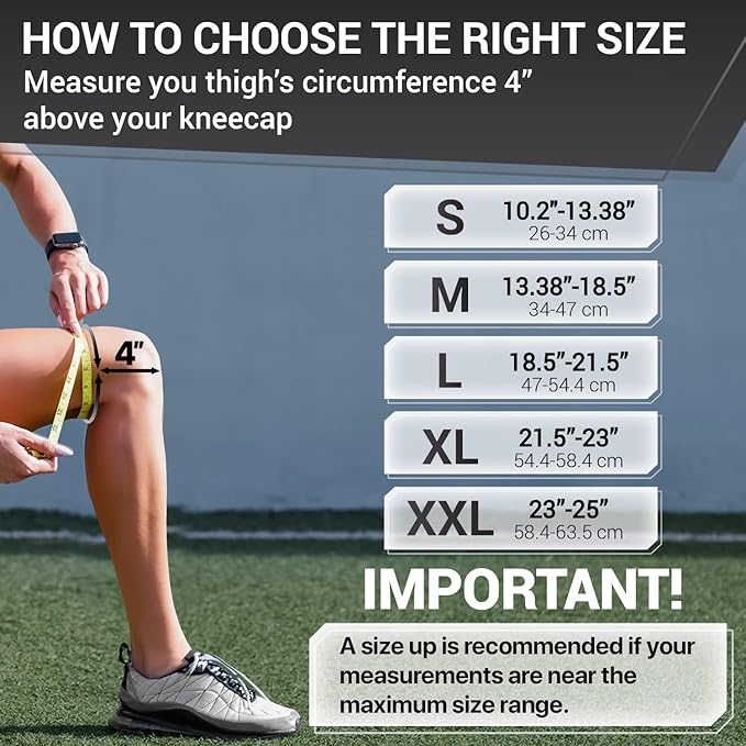 DR. BRACE ELITE Knee Brace with Side Stabilizers & Patella Gel Pads for Maximum Knee Pain Support and fast recovery for men and women-Please Check How To Size Video (Moon, XX-Large)