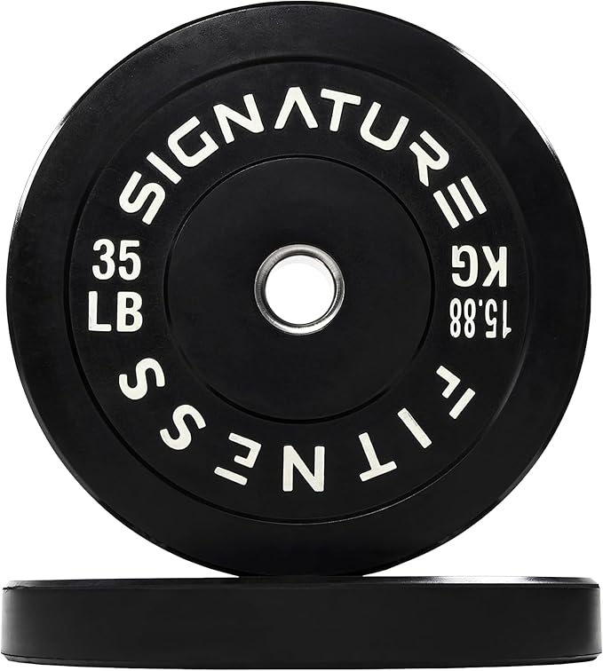 Fitvids Olympic Bumper Plates Set, 2" Weight Plates for Strength Training & Weightlifting, Paris or Set or Set with Barbell, Multiple Options