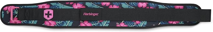 Harbinger Weightlifting Belt, Foam, 4.5" Width, Pink, X-Small - X-Large