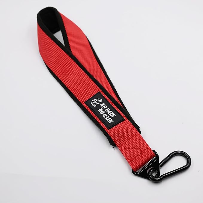 Arm Wrestling Training Strap Belt Hand Grip Arm Finger Forearm Exerciser Strengthener for Cable Machine and Free Weight