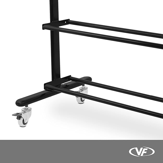 Valor Fitness 4-Tier Exercise Ball Storage Rack with Wheels – Holds Up to 20 Medicine, Slam, and Wall Balls – Durable Home Gym Organizer