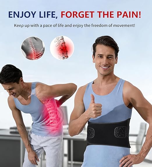 Dual X-Back Brace for Lower Back Pain Women Men, 8X Powerful Lumbar Support Belt with Bionic Support System, Breathable Mesh Design, Adjustable Back Support Belt with 3D Lumbar Pad for Sciatica, Heavy Lifting, Work, Gifts for Mom Dad